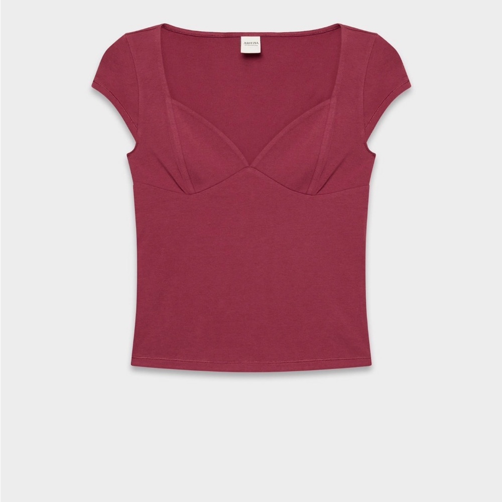 Home stretch smooth sweetheart t shirt ARITZIA - Picture 4 of 4